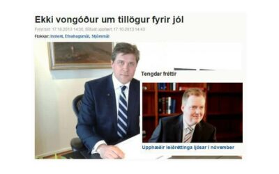 Tillögur um skuldavanda lagðar fram í nóvember en þó varla fyrir jól